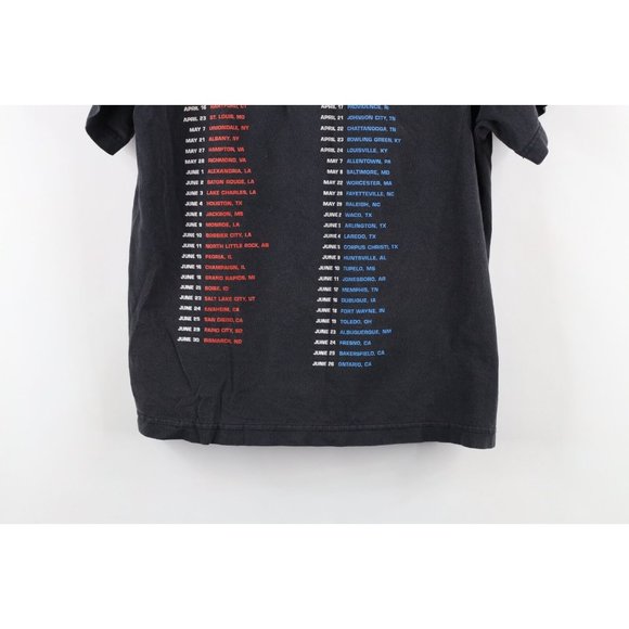 Vintage Y2K WWE Boys Large Faded WWE Live Smackdown Raw Wrestling T-Shirt Black - Picture 9 of 9